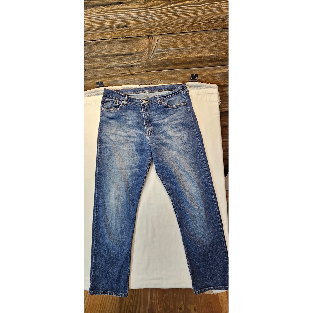 Wrangler Premium Quality Relaxed Fit Jeans Blue 38x32 97FXWXD Mens Denim